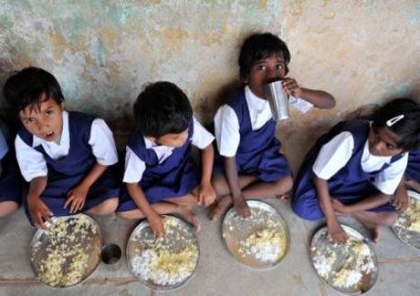 मिड डे मील की खिचड़ी में उबला सांप, 54 बच्चे बीमार